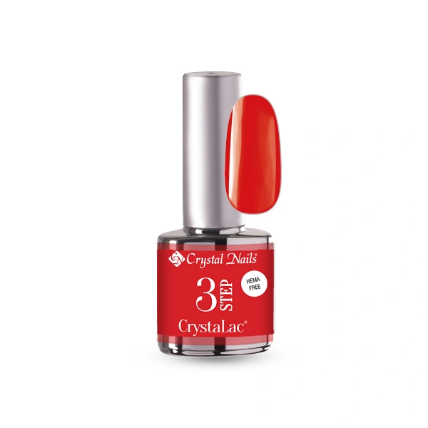 CRYSTAL NAILS 3 STEP HEMA FREE CRYSTALAC - HF03 (4ML) - RED főképe